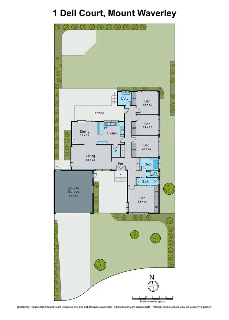 Floorplan of Homely house listing, 1 Dell Court, Mount Waverley VIC 3149