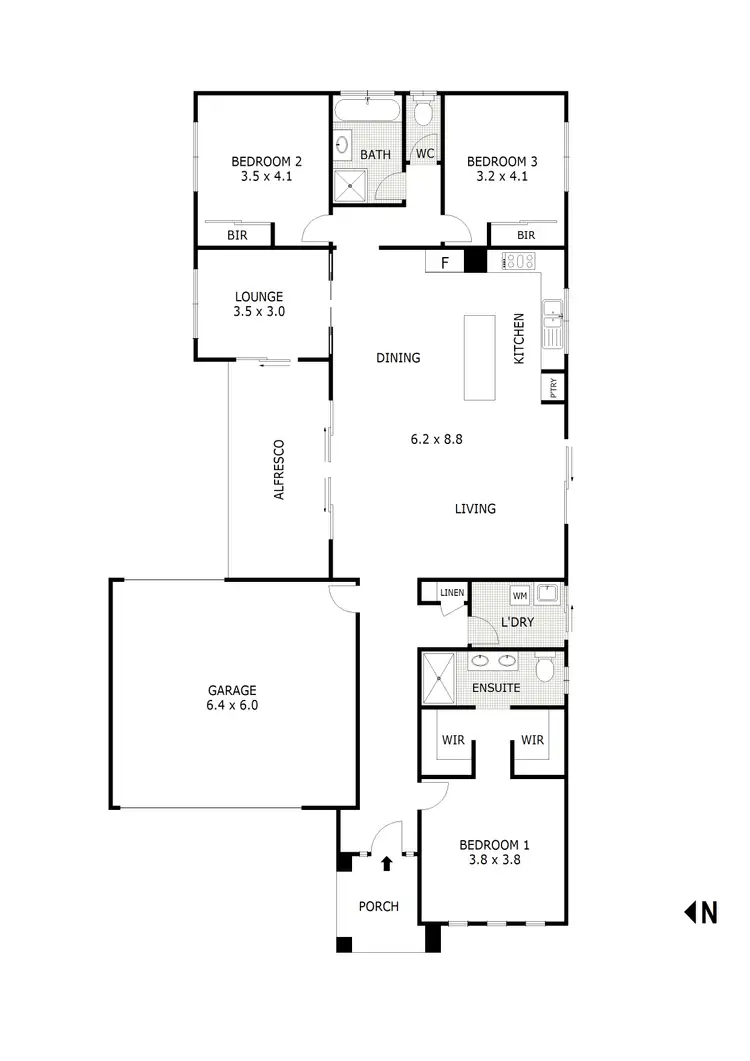 Floorplan of Homely house listing, 9 Greenvale Avenue, Wallan VIC 3756