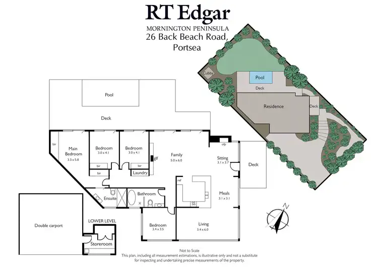 Floorplan of Homely house listing, 26 Back Beach Road, Portsea VIC 3944