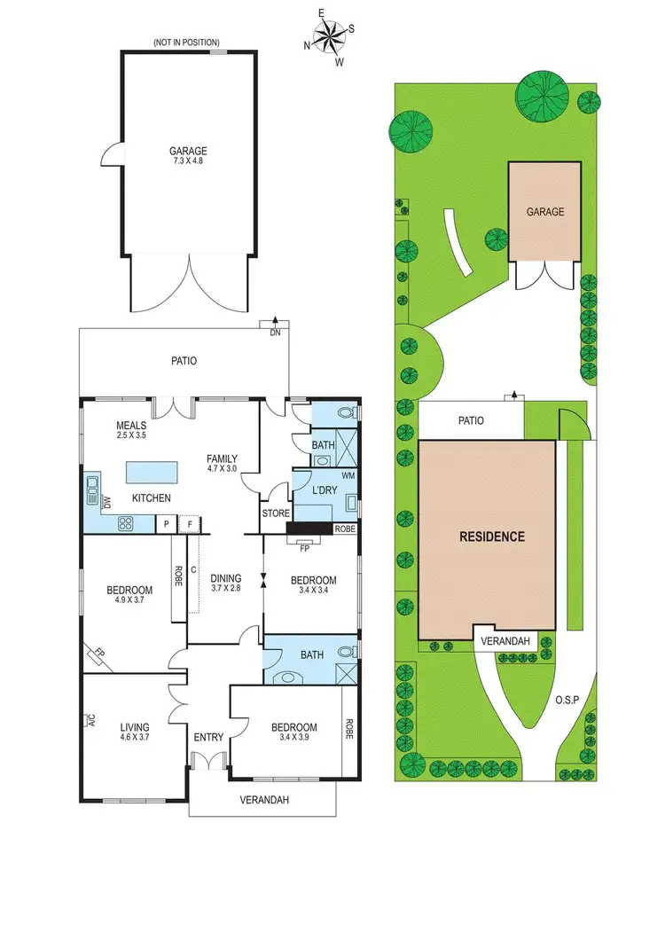Floorplan of Homely house listing, 6 Chestnut Street, Carnegie VIC 3163