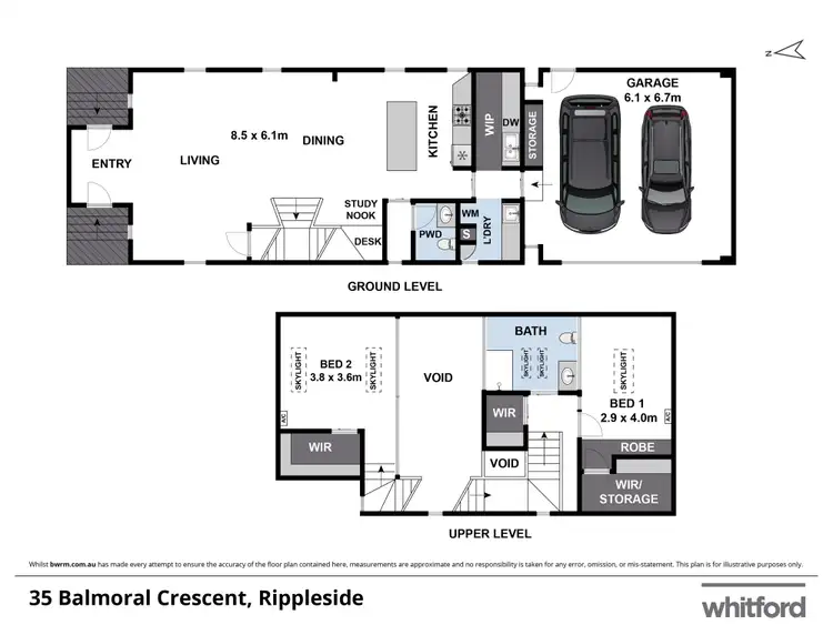 Floorplan of Homely house listing, 35 Balmoral Crescent, Rippleside VIC 3215