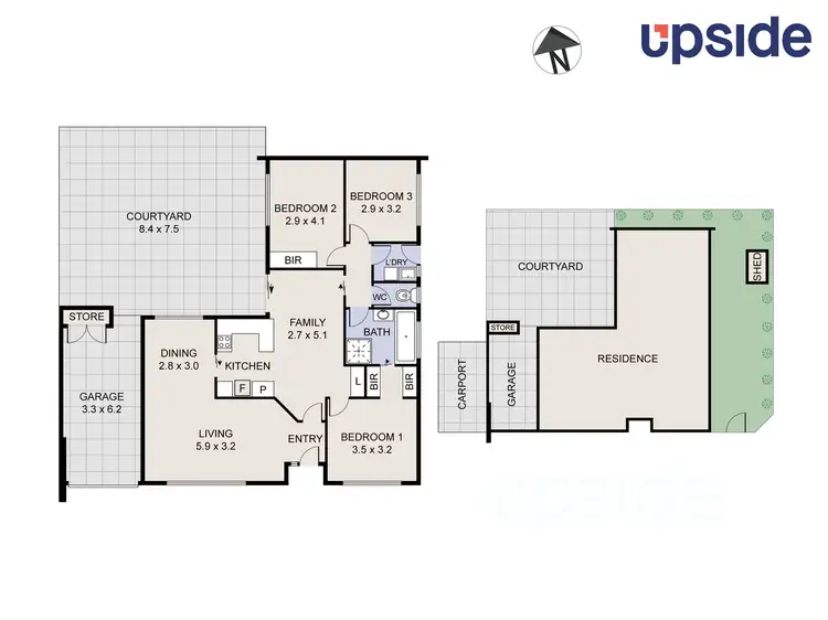 Floorplan of Homely townhouse listing, 38/100 Chewings Street, Page ACT 2614