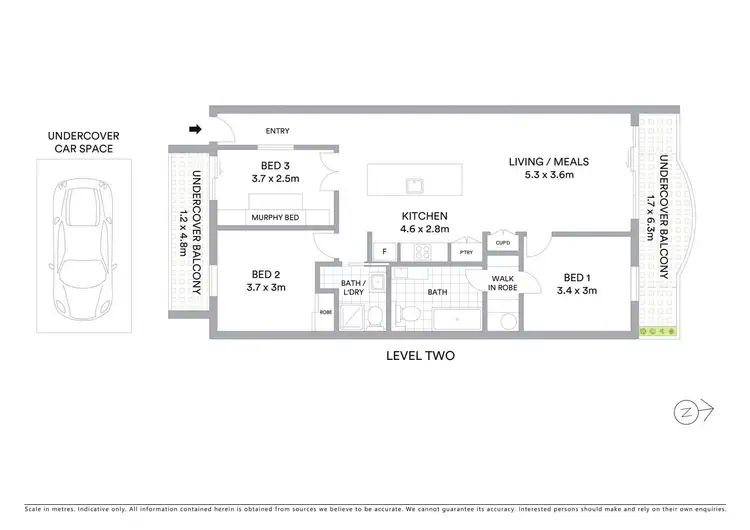 Floorplan of Homely apartment listing, 80/108 Greville Street, Prahran VIC 3181