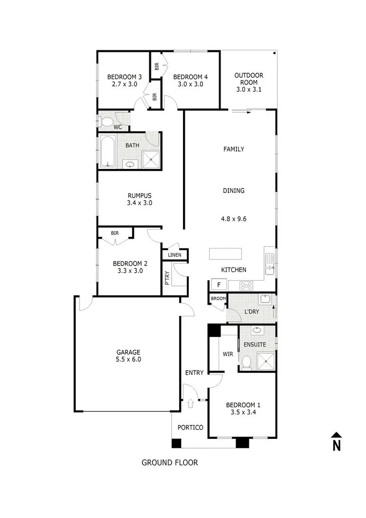 Floorplan of Homely house listing, 27 Clarendon Cres, Wallan VIC 3756