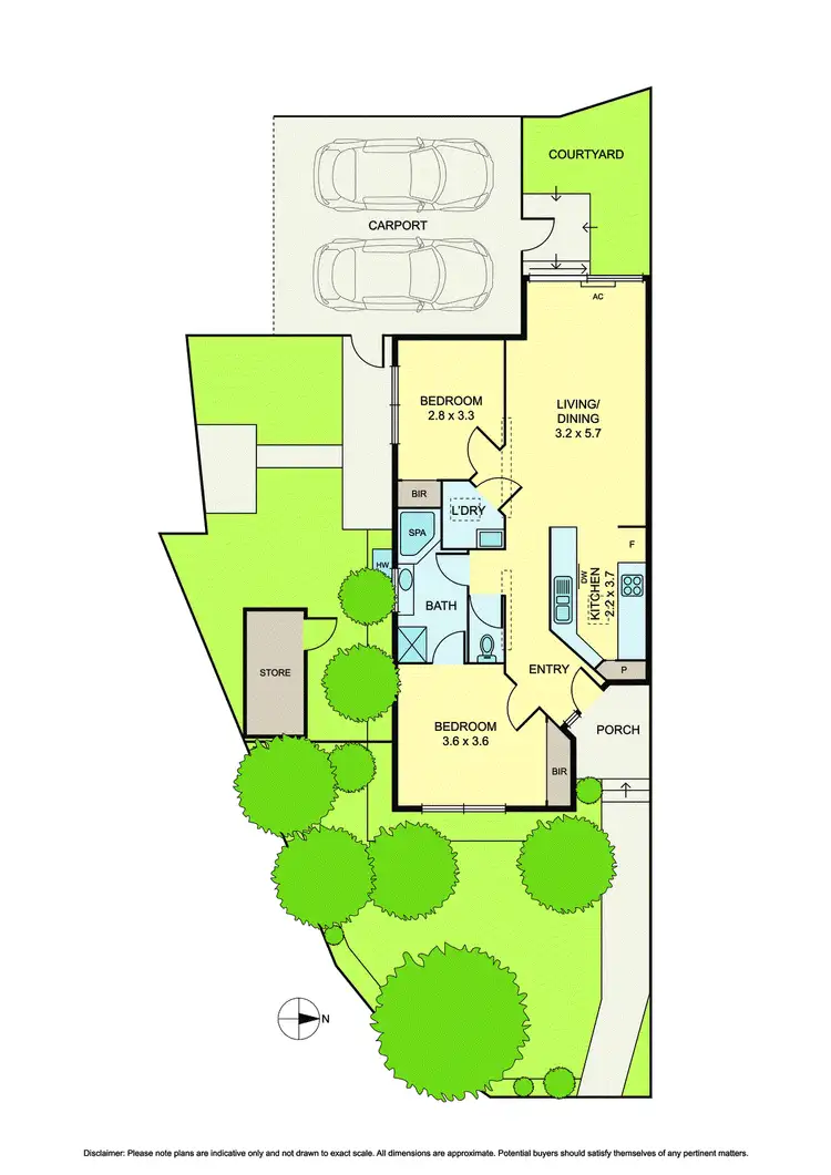 Floorplan of Homely unit listing, 5 Kallay Street, Mount Waverley VIC 3149