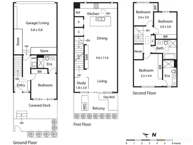 Floorplan of Homely townhouse listing, 24 Manikato Avenue, Mordialloc VIC 3195