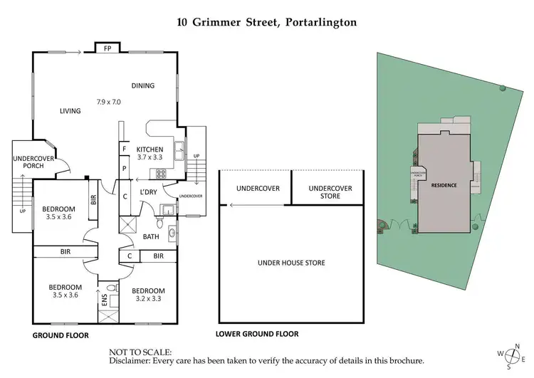 Floorplan of Homely house listing, 10 Grimmer Street, Portarlington VIC 3223