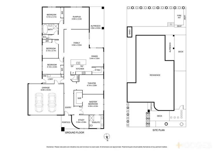 Floorplan of Homely house listing, 14 Cerberus Drive, Ocean Grove VIC 3226