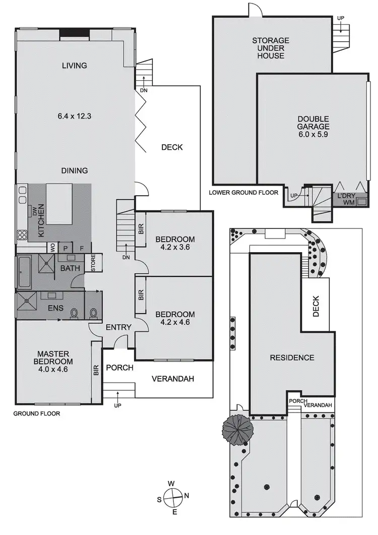 Floorplan of Homely house listing, 1/17 Alexander Street, Montmorency VIC 3094