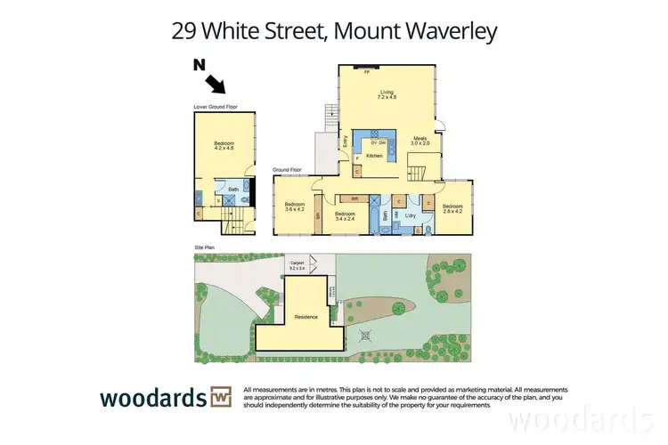 Floorplan of Homely house listing, 29 White Street, Mount Waverley VIC 3149
