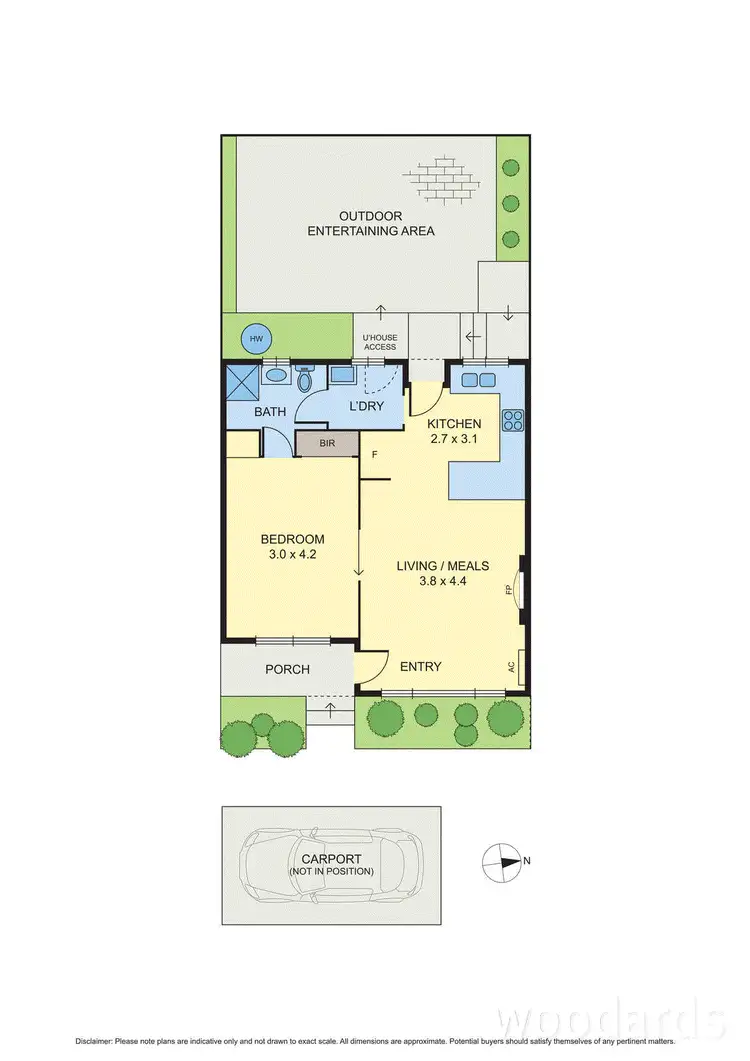 Floorplan of Homely unit listing, 5/218 Dawson Street, Brunswick West VIC 3055