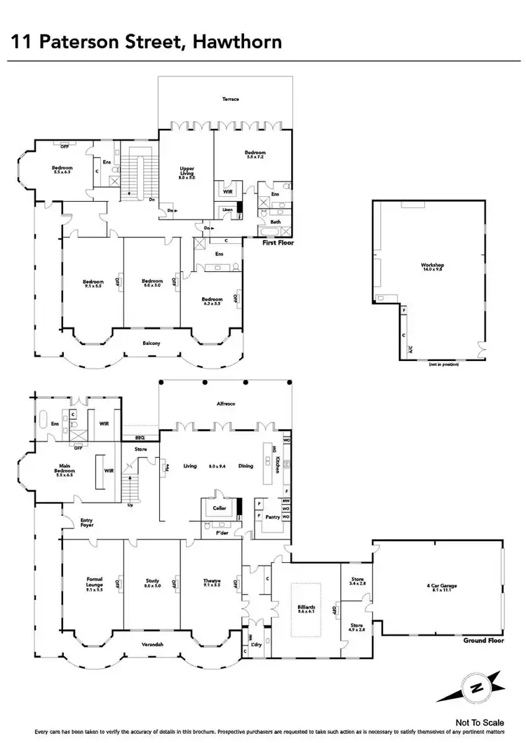 Floorplan of Homely house listing, 11 Paterson Street, Hawthorn VIC 3122