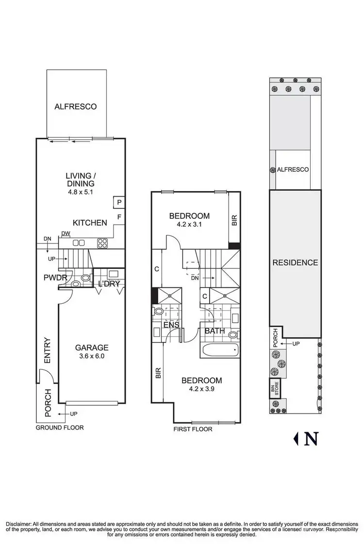 Floorplan of Homely townhouse listing, 47 Stables Circuit, Doncaster VIC 3108