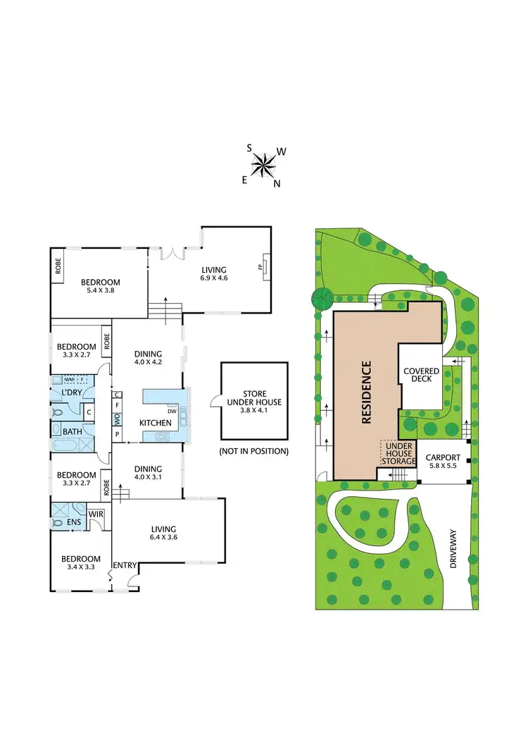 Floorplan of Homely house listing, 64 Milborne Crescent, Eltham VIC 3095