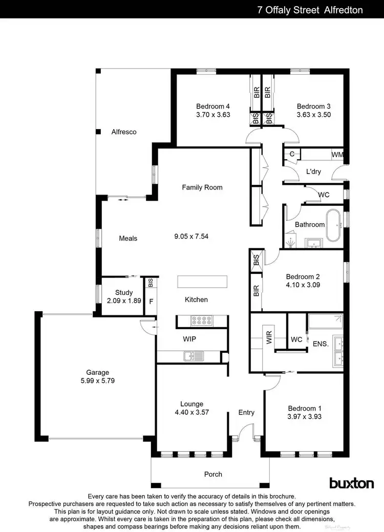 Floorplan of Homely house listing, 7 Offaly Street, Alfredton VIC 3350
