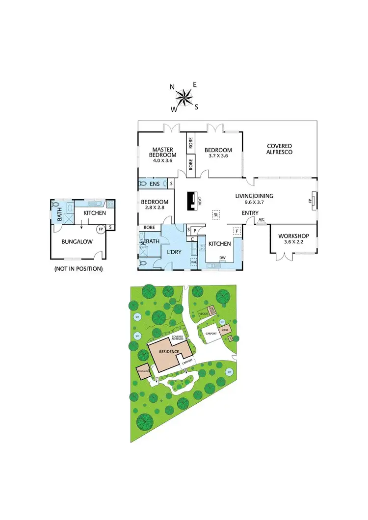 Floorplan of Homely house listing, 41 Koornong Crescent, North Warrandyte VIC 3113