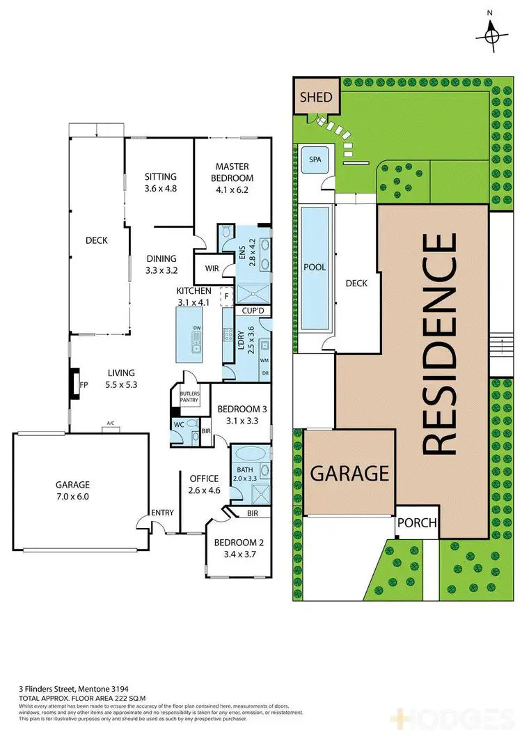 Floorplan of Homely house listing, 3 Flinders Street, Mentone VIC 3194