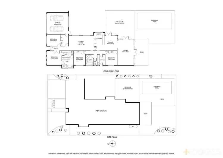 Floorplan of Homely house listing, 22 Second Drive, Connewarre VIC 3227