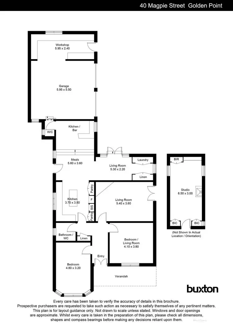 Floorplan of Homely house listing, 40 Magpie Street, Golden Point VIC 3350
