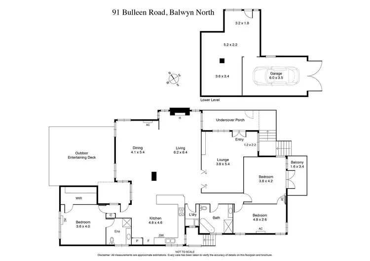 Floorplan of Homely house listing, 91 Bulleen Road, Balwyn North VIC 3104