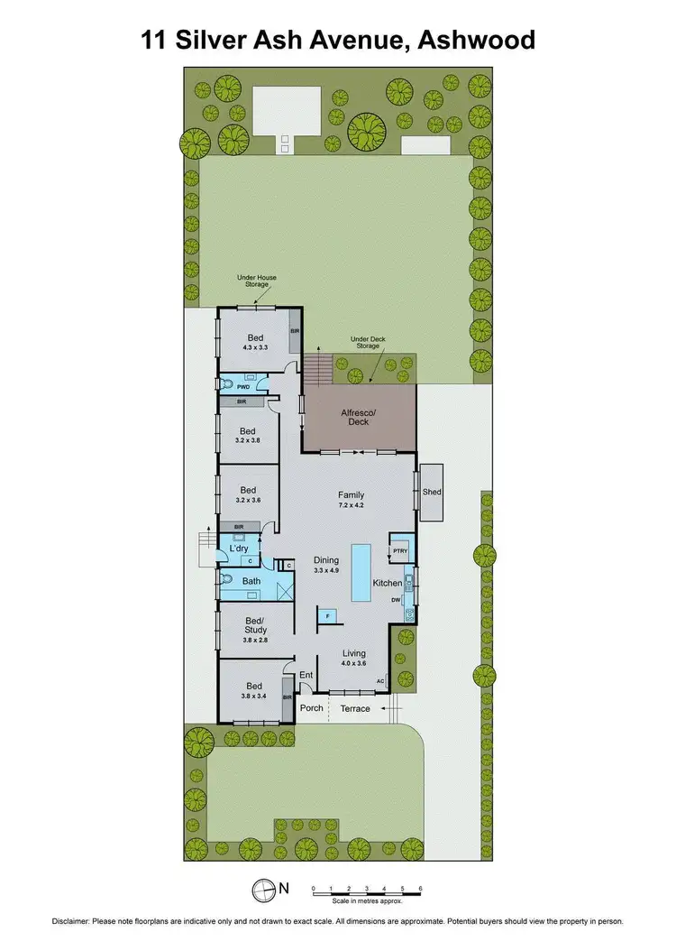 Floorplan of Homely house listing, 11 Silver Ash Avenue, Ashwood VIC 3147
