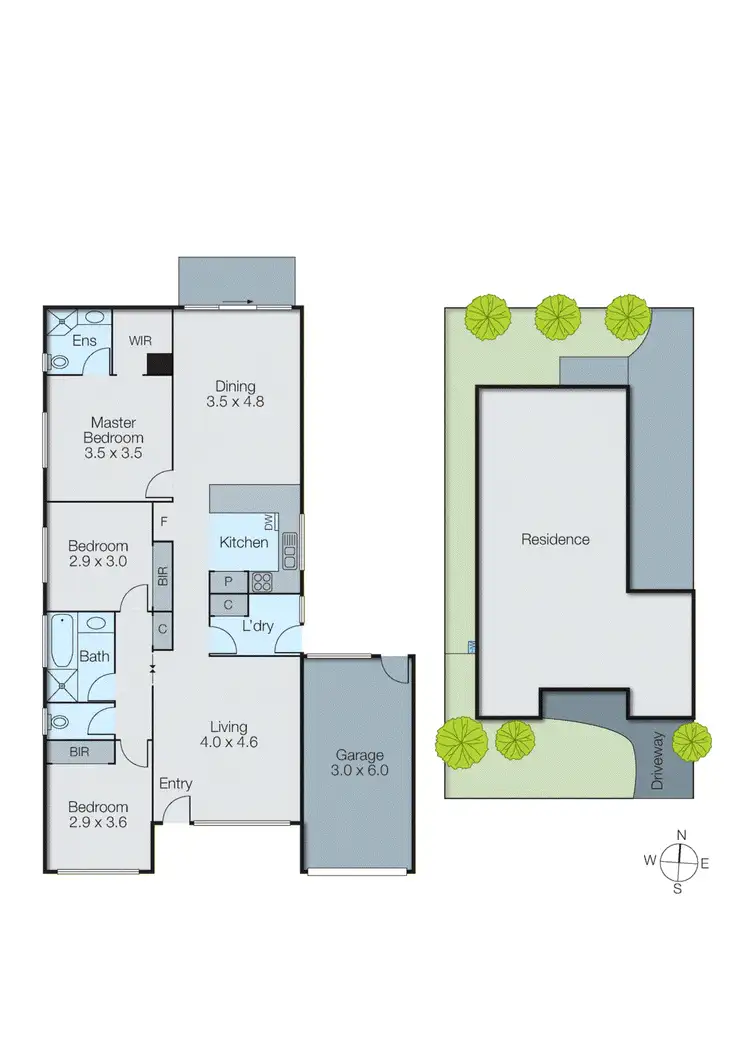 Floorplan of Homely house listing, 6 Augustus Drive, Berwick VIC 3806
