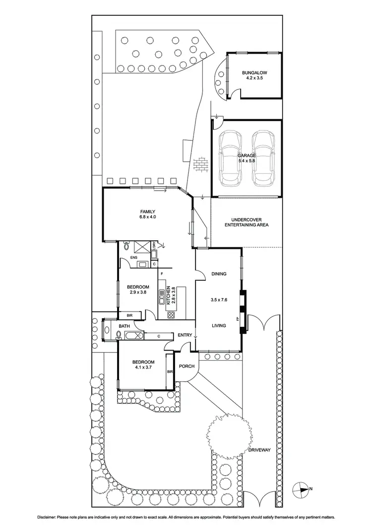 Floorplan of Homely house listing, 19 Robert Street, Bentleigh VIC 3204