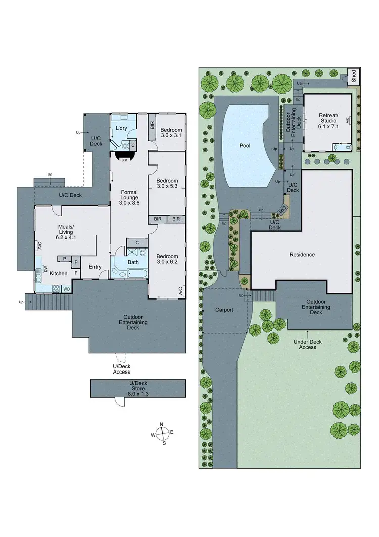 Floorplan of Homely house listing, 18 McCubbin Street, Burwood VIC 3125
