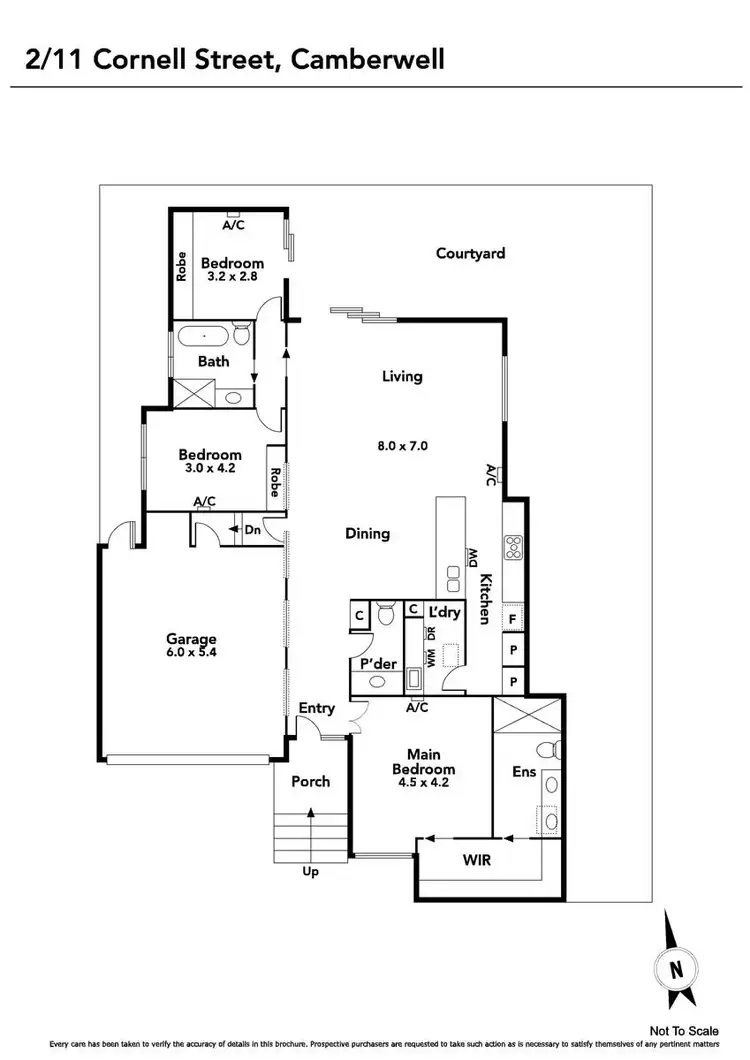 Floorplan of Homely house listing, 2/11 Cornell Street, Camberwell VIC 3124