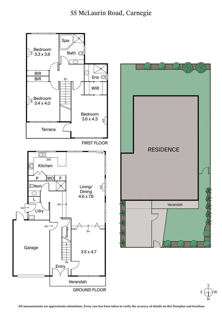 Floorplan of Homely house listing, 55 McLaurin Road, Carnegie VIC 3163