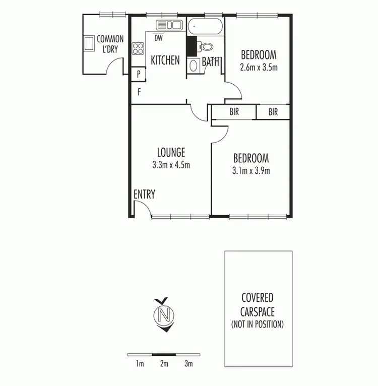 Floorplan of Homely unit listing, 3/49 Lantana Road, Brighton East VIC 3187