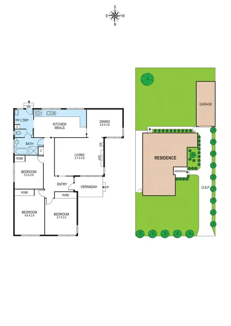 Floorplan of Homely house listing, 18 Pasadena Crescent, Bentleigh East VIC 3165