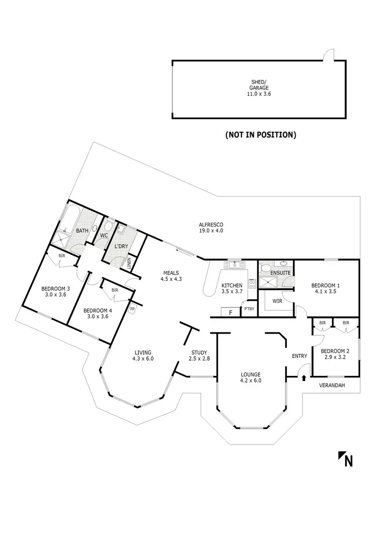 Floorplan of Homely house listing, 31 Mcdonald Drive, Wandong VIC 3758
