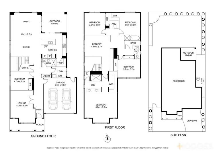 Floorplan of Homely house listing, 20 Senna Circuit, Ocean Grove VIC 3226