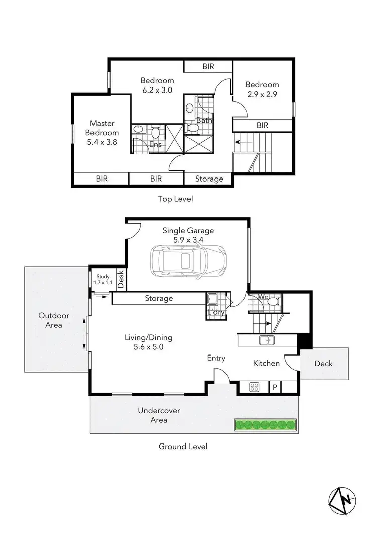 Floorplan of Homely house listing, 1 Monteith Place, Ballarat Central VIC 3350