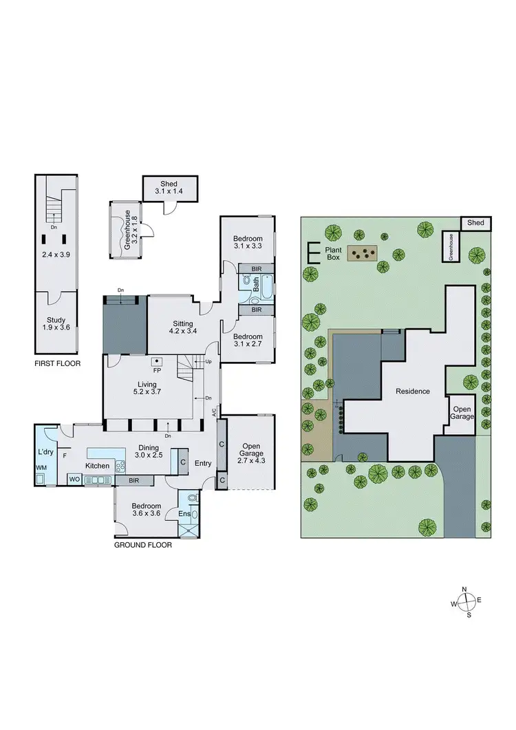 Floorplan of Homely house listing, 1 Zodiac Street, Burwood VIC 3125
