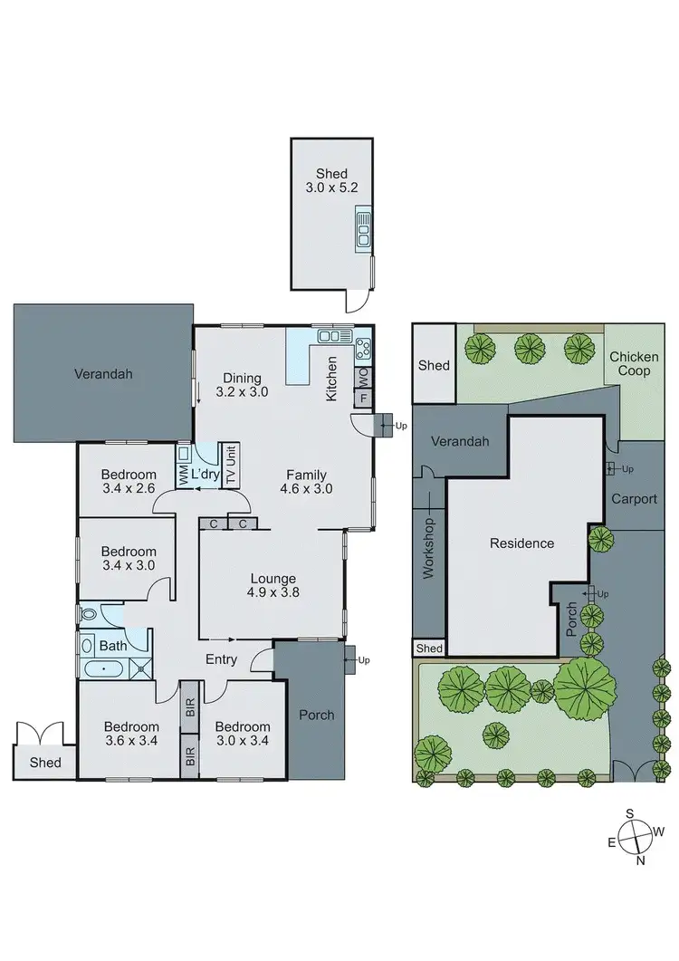 Floorplan of Homely house listing, 2 Elmbank Drive, Keysborough VIC 3173