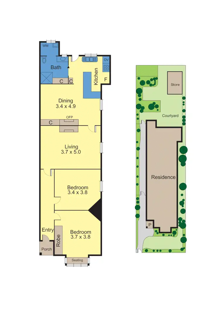 Floorplan of Homely house listing, 4 Colin Street, Caulfield North VIC 3161
