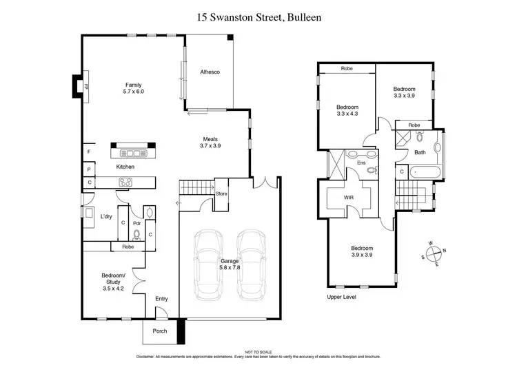 Floorplan of Homely house listing, 15 Swanston Street, Bulleen VIC 3105