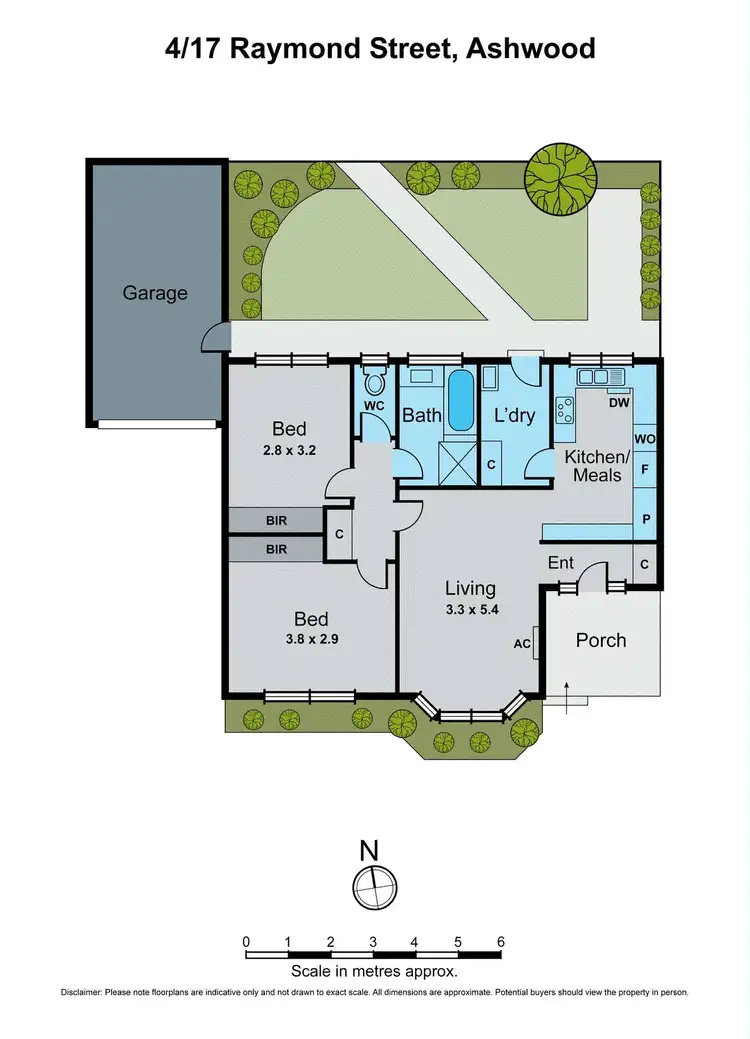 Floorplan of Homely unit listing, 4/17 Raymond Street, Ashwood VIC 3147