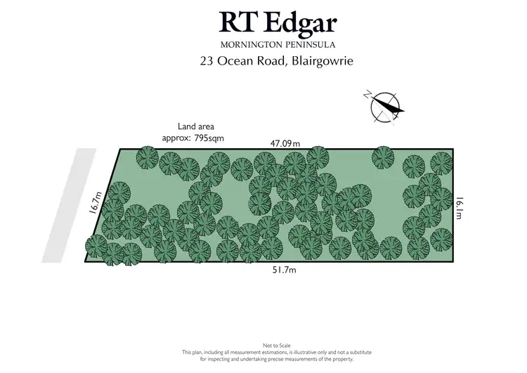 Floorplan of Homely land listing, 23 Ocean Road, Blairgowrie VIC 3942