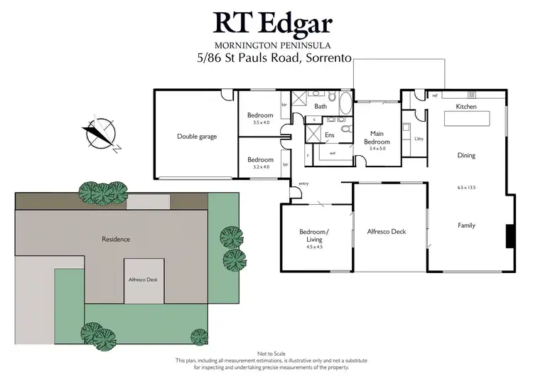 Floorplan of Homely unit listing, 5/86 St Pauls Road, Sorrento VIC 3943
