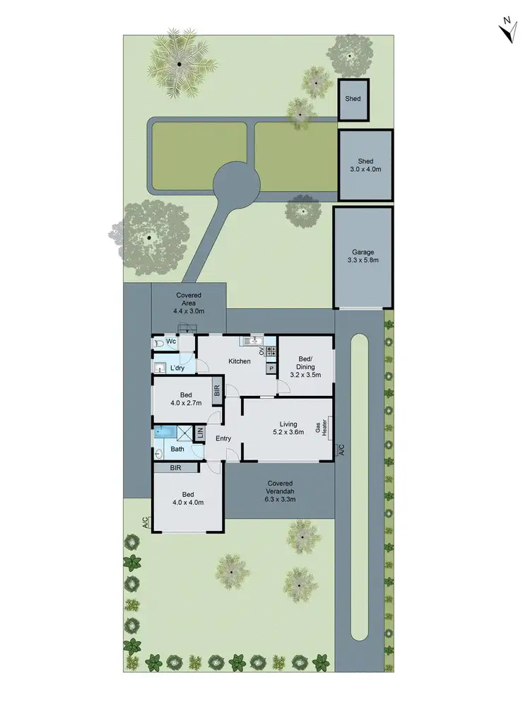 Floorplan of Homely house listing, 36 Alward Avenue, Clayton South VIC 3169