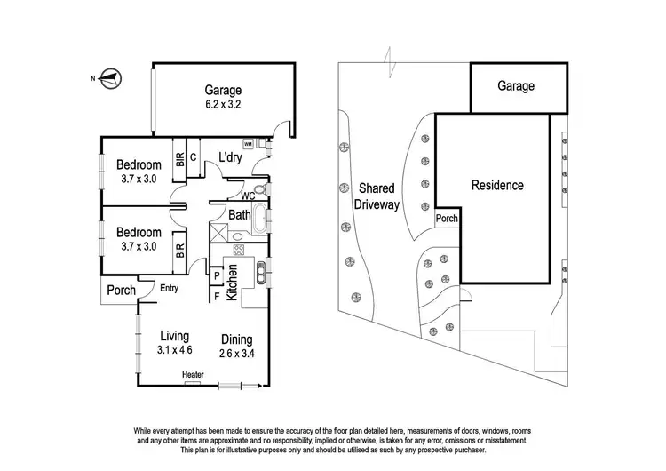 Floorplan of Homely unit listing, 1/11 Greenbelt Avenue, Preston VIC 3072