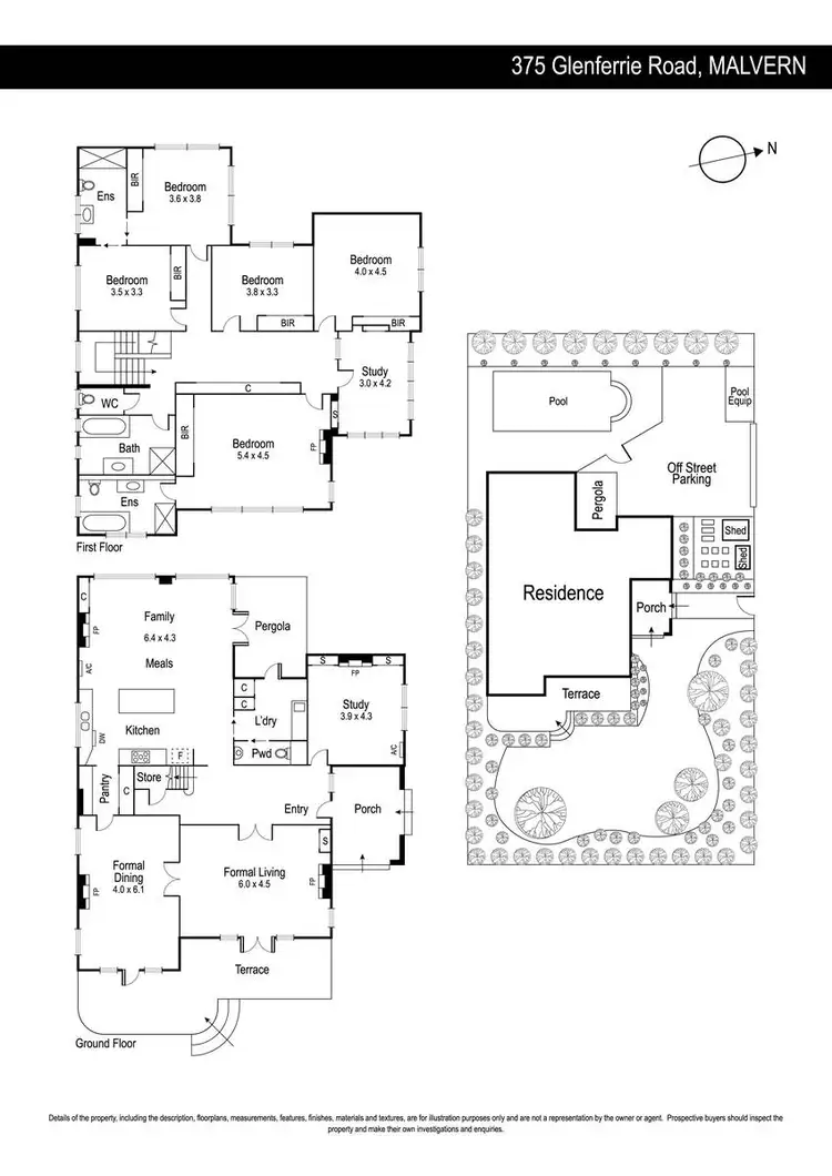 Floorplan of Homely house listing, 375 Glenferrie Road, Malvern VIC 3144