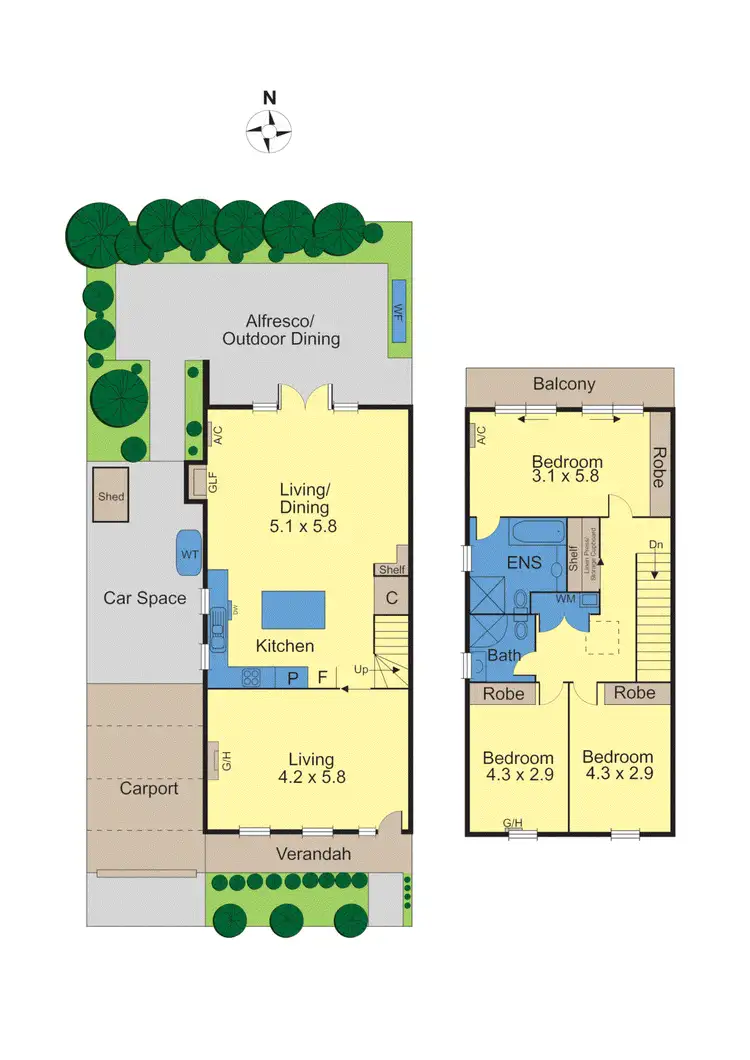 Floorplan of Homely house listing, 273 Highett Street, Richmond VIC 3121