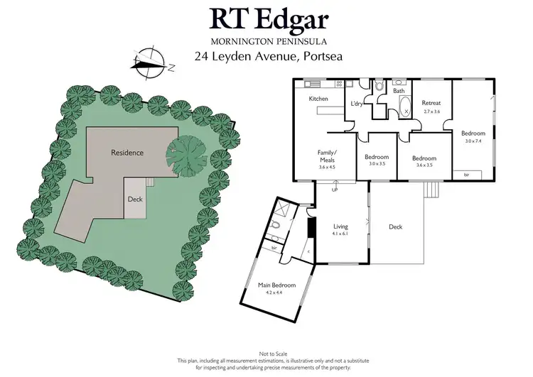 Floorplan of Homely house listing, 24 Leyden Avenue, Portsea VIC 3944