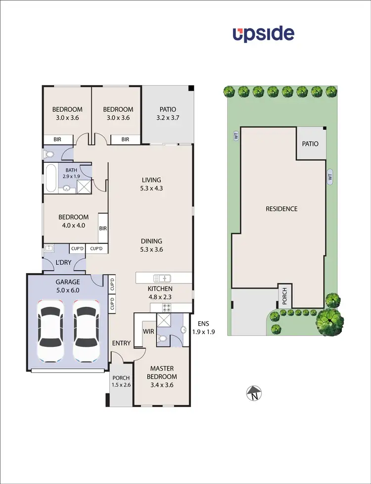 Floorplan of Homely house listing, 2 Green Court, Burnside Heights VIC 3023