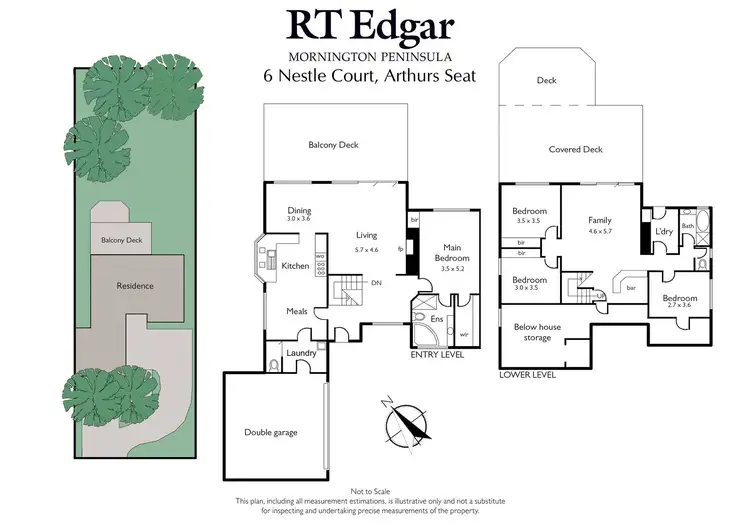 Floorplan of Homely house listing, 6 Nestle Court, Arthurs Seat VIC 3936