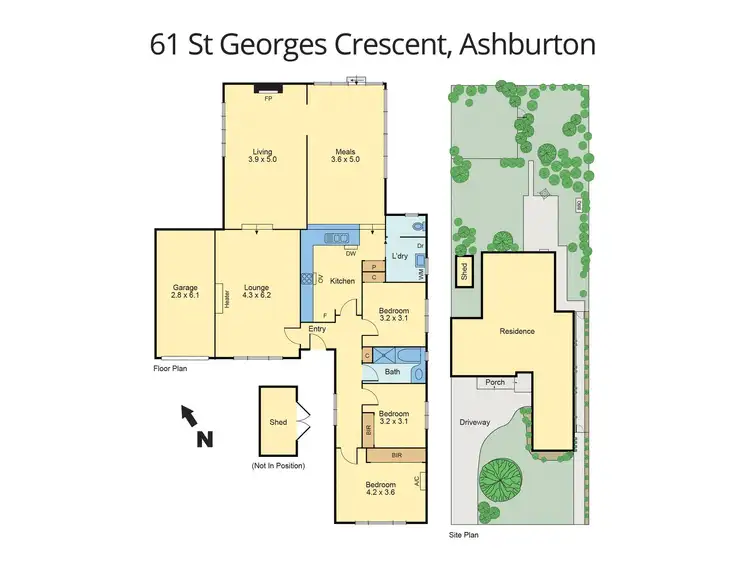 Floorplan of Homely house listing, 61 St Georges Crescent, Ashburton VIC 3147